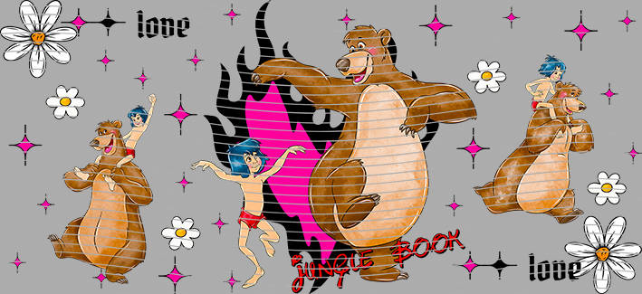 16oz Disney style-D-1103